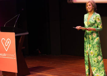 Elsa Anka, presentadora de la gala SaludFestival 2023